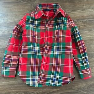 Tartan Toddler Boy Button Down